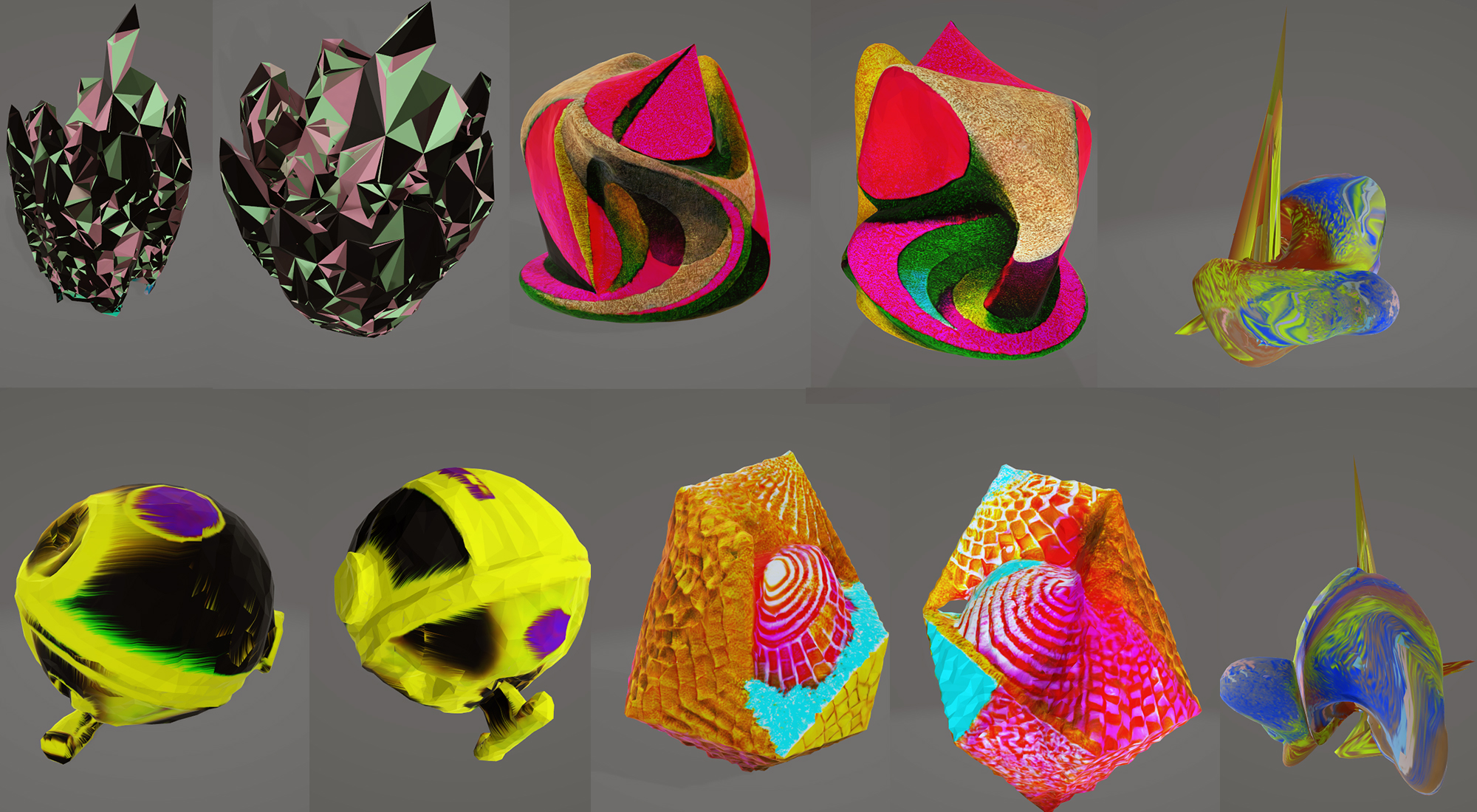 Digital 3D sculpture by Chiara Passa